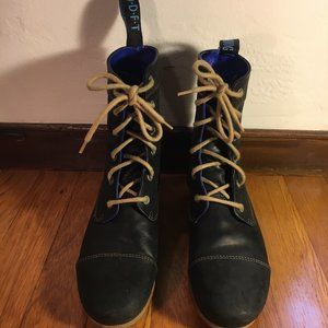 John Fluevog Radios BBC: Classic Lace-up Boot Women's 8 Black